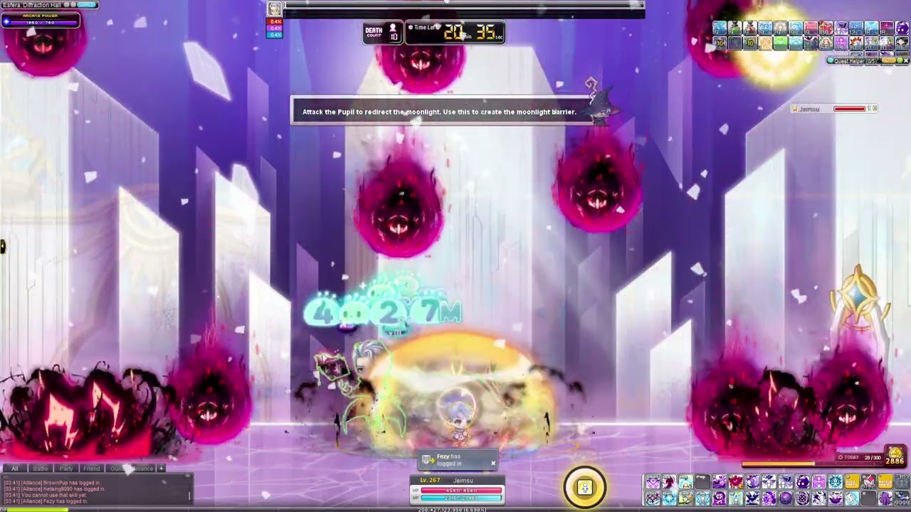 Maplestory [Reboot] 44k Night Walker Hard Will Solo (w/o RoR)