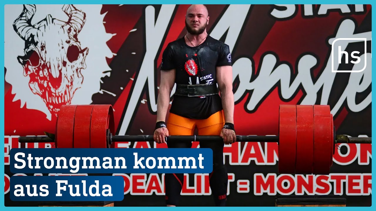 Er zieht 20 Tonnen zum Training - Strongman Volker Bauer | hessenschau