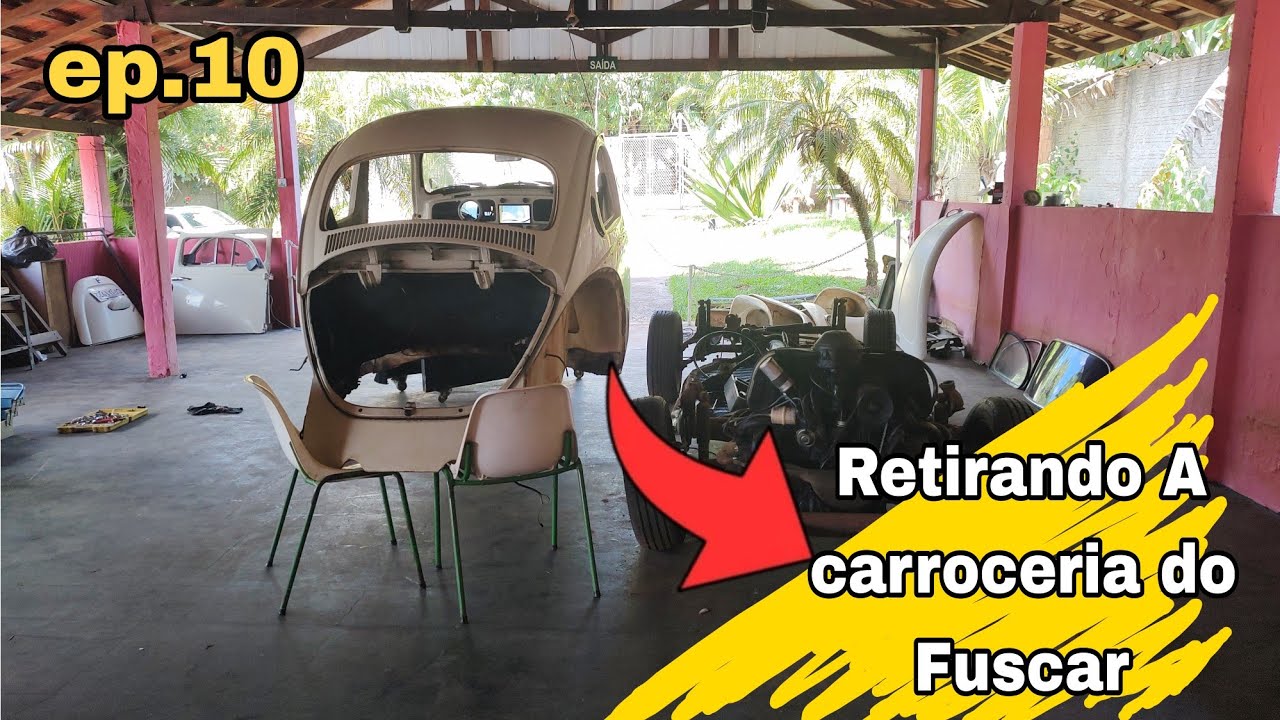 Como tirar a carroceria do Fusca
