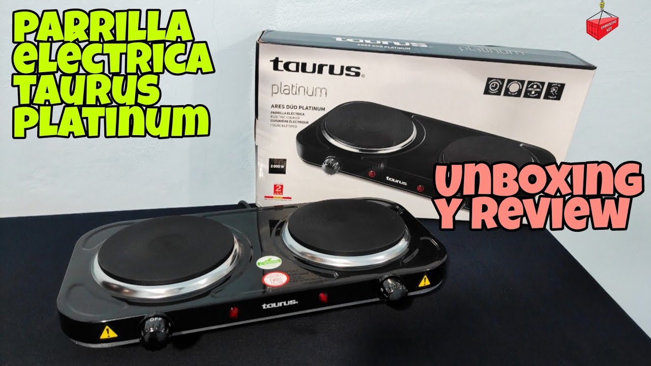 PARRILLA ELECTRICA TAURUS PLATINUM 2000W - Unboxing y Review