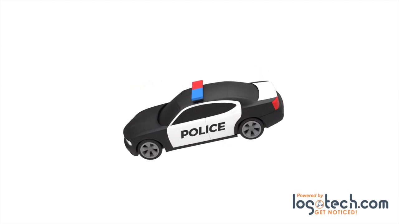 Dodge Charger Police Car Flash Drive
