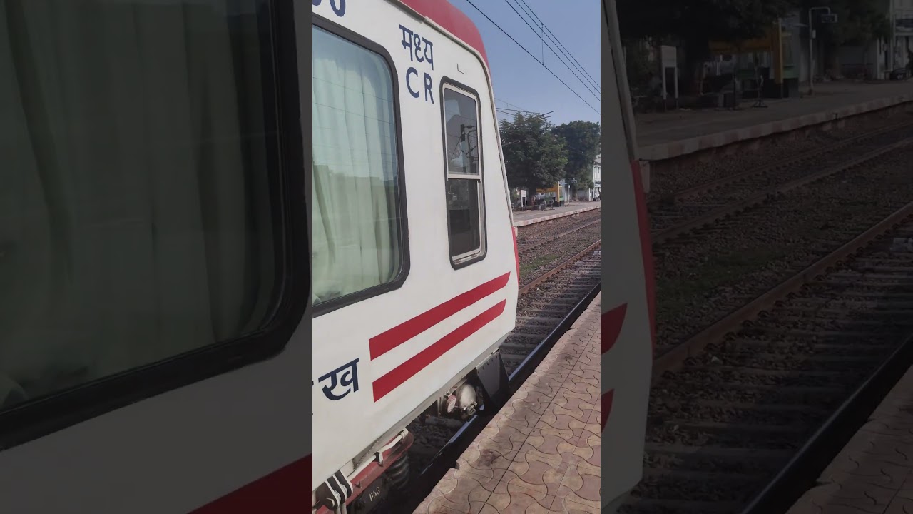 Railway Officer GM/DRM/CRS/Safety Team Inspection Car#train #railway#shorts