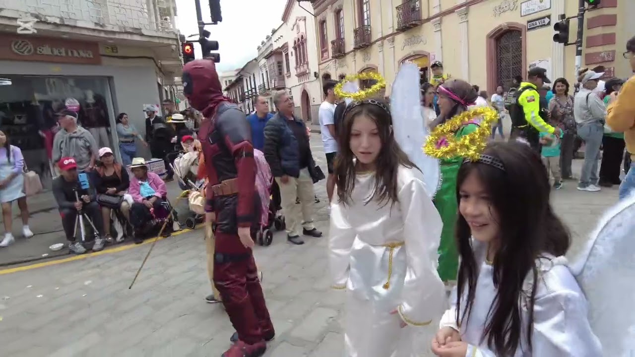 CUENCA ECUADOR PASE DEL NIÑO VIAJERO MUCHA ALEGRÍA CELEBRANDO LA NAVIDAD SI SEÑOR