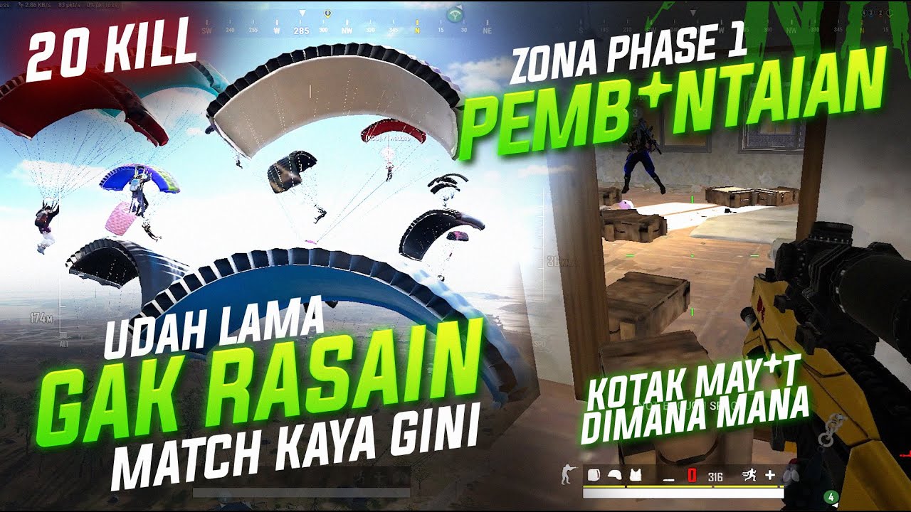 FULL GAME 20 KILL MATCH PEMB*ANTAIAN !! PHASE 1 MUSUH UDAH ABISS !! 