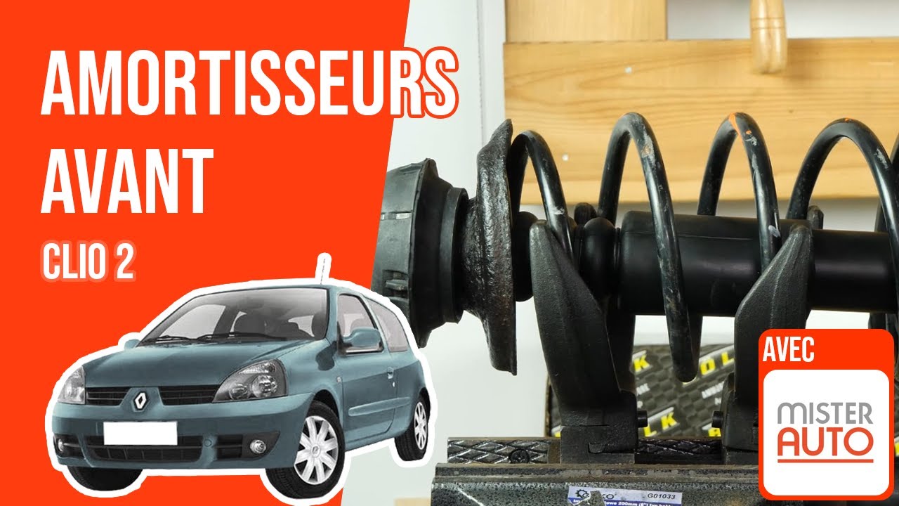Changer les Amortisseurs avant Clio 2 ➿