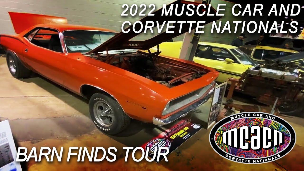 Прогулка по находкам и скрытым жемчужинам амбара на Muscle Car and Corvette Nationals 2022 MCACN