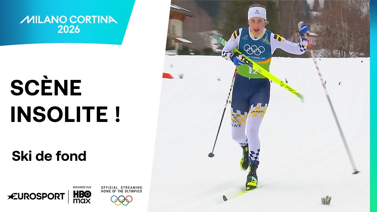JO 2026 - LUNAIRE ! Une Su&egrave;doise CHUTE et doit terminer la course sur UN SEUL SKI
