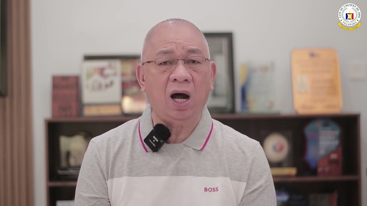 Mayor Klarex Uy message on National Nutrition Awards