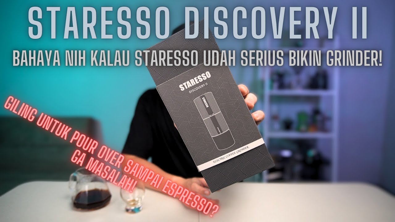 PORTABLE ELECTRIC COFFEE GRINDER STARESSO DISCOVERY II. BURRNYA SUDAH 6 AXIS GUYS!