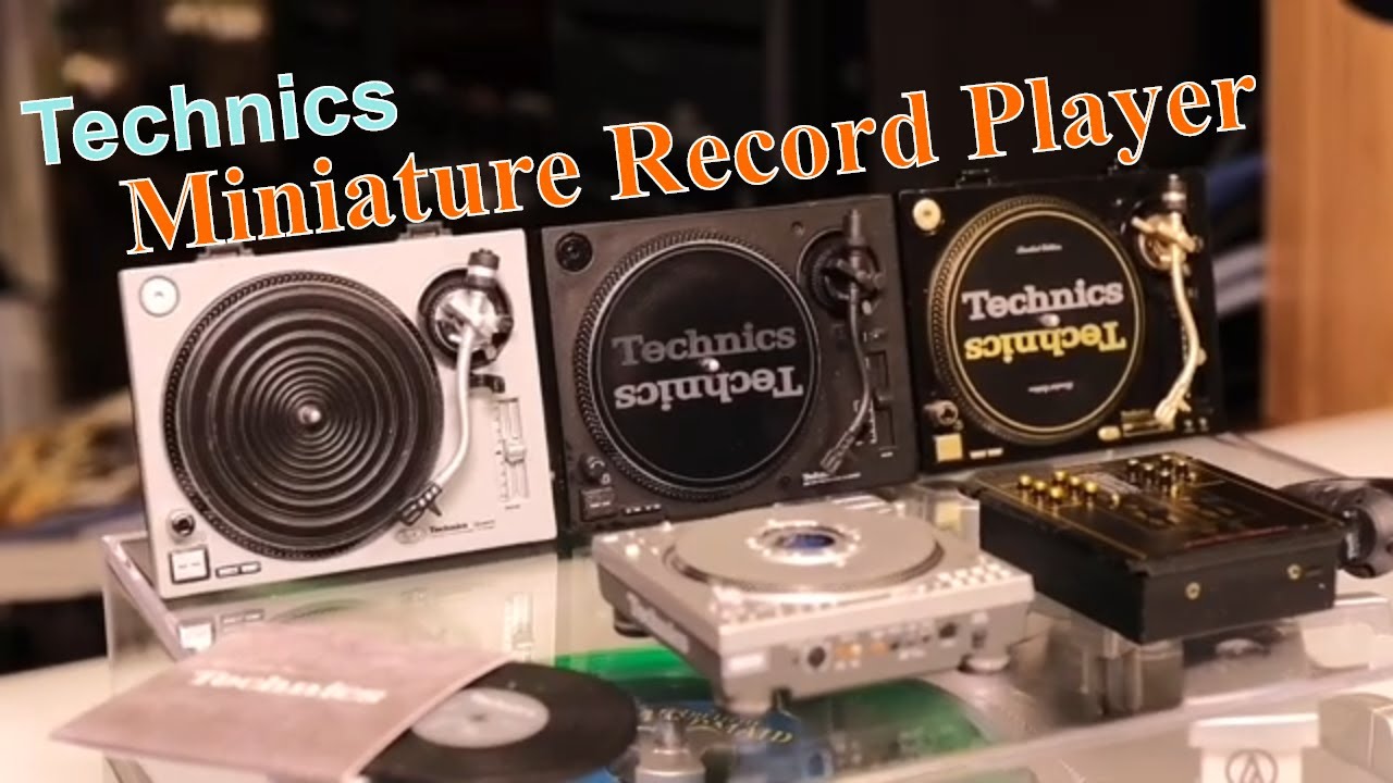 Technics 超擬真的微型黑膠唱機 !  Technics Miniature Collection (ミニチュアコレクション) -- Technics 黑膠唱機公仔盒玩 [開箱][體驗][分享]