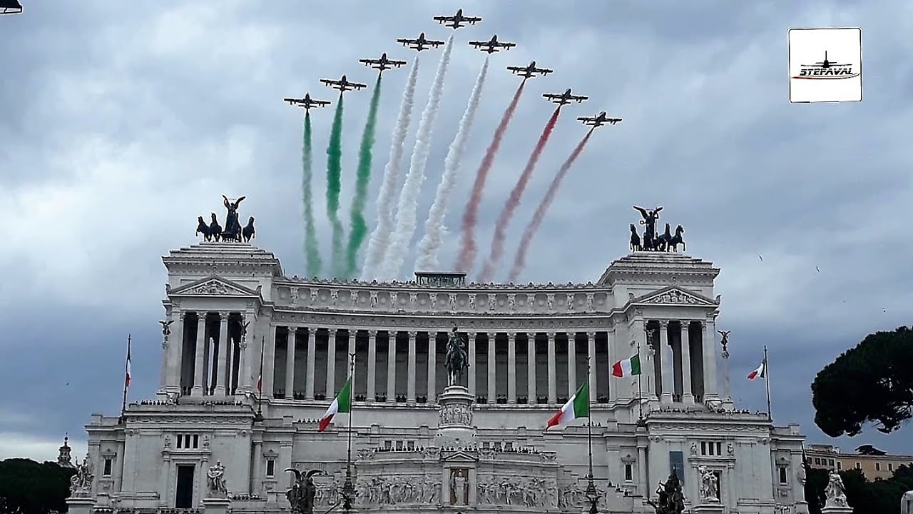 Frecce Tricolori Roma 4 Novembre 2018