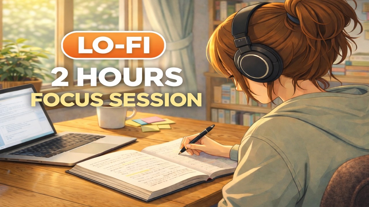 Daytime Desk Focus - Upbeat Lo-Fi for All-Day Productivity Session