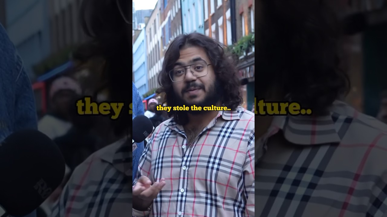 Indian guy EXPOSES British culture 👀 #publicinterview #shorts #britishculture #americanabroad #uk