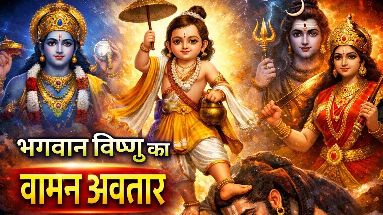 ଭଗବାନ ବିଷ୍ଣୁଙ୍କ ବାମନ ଅବତାର କଥା। #vishnu #avatar 