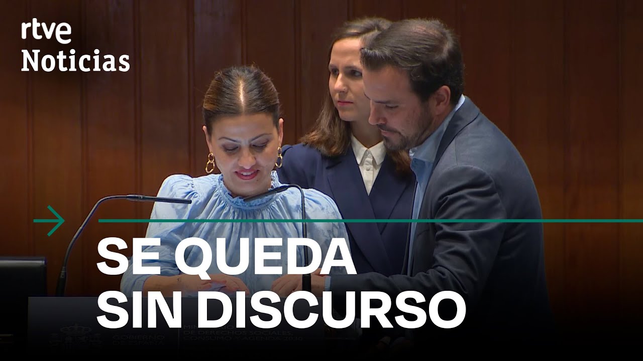 SIRA REGO: Su IPAD le juega una MALA PASADA y tiene que IMPROVISAR su DISCURSO como NUEVA MINISTRA