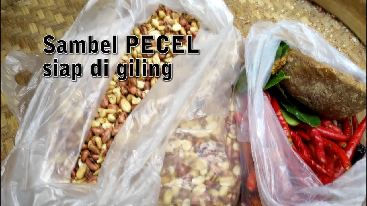Resep Sambel Pecel Madiun || Sambel Pecel Magetan || Cara membuat Sambel Pecel