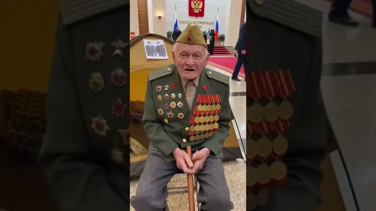 Ветеран ВОВ пришел в думу вернуть внуков