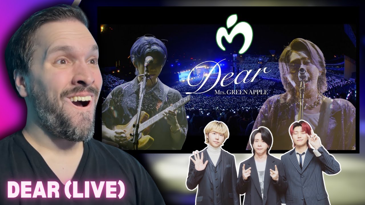 J-ROCK FAN Reacts To Mrs. GREEN APPLE – Dear【LIVE from ゼンジン未到とヴェルトラウム〜銘銘編〜】