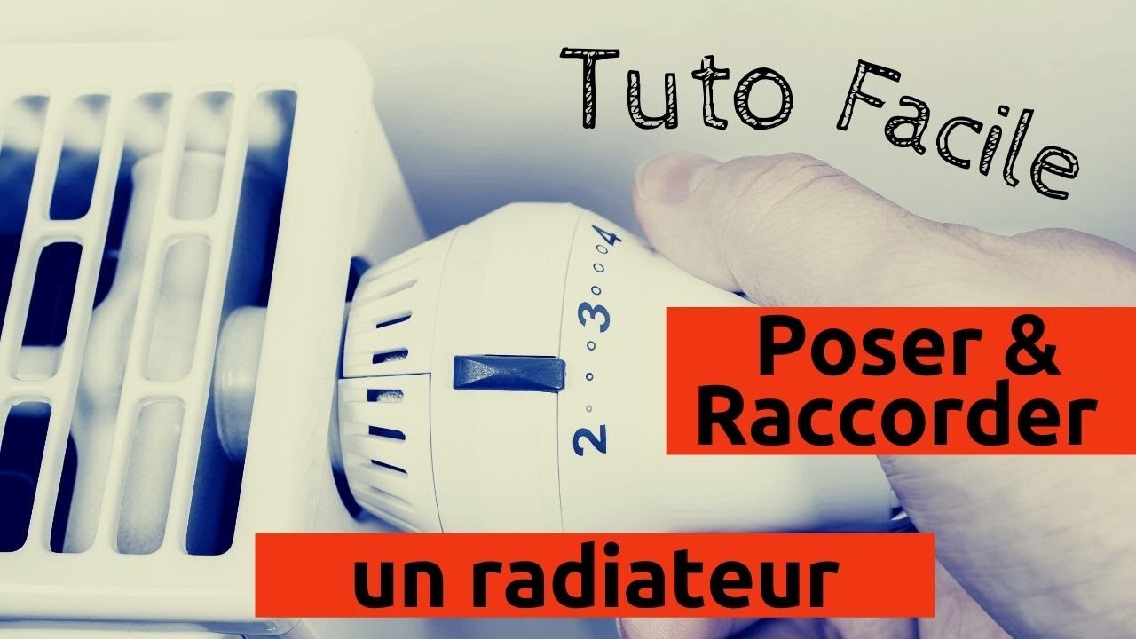 💧Comment placer des radiateurs (raccord central) ? #Tuto