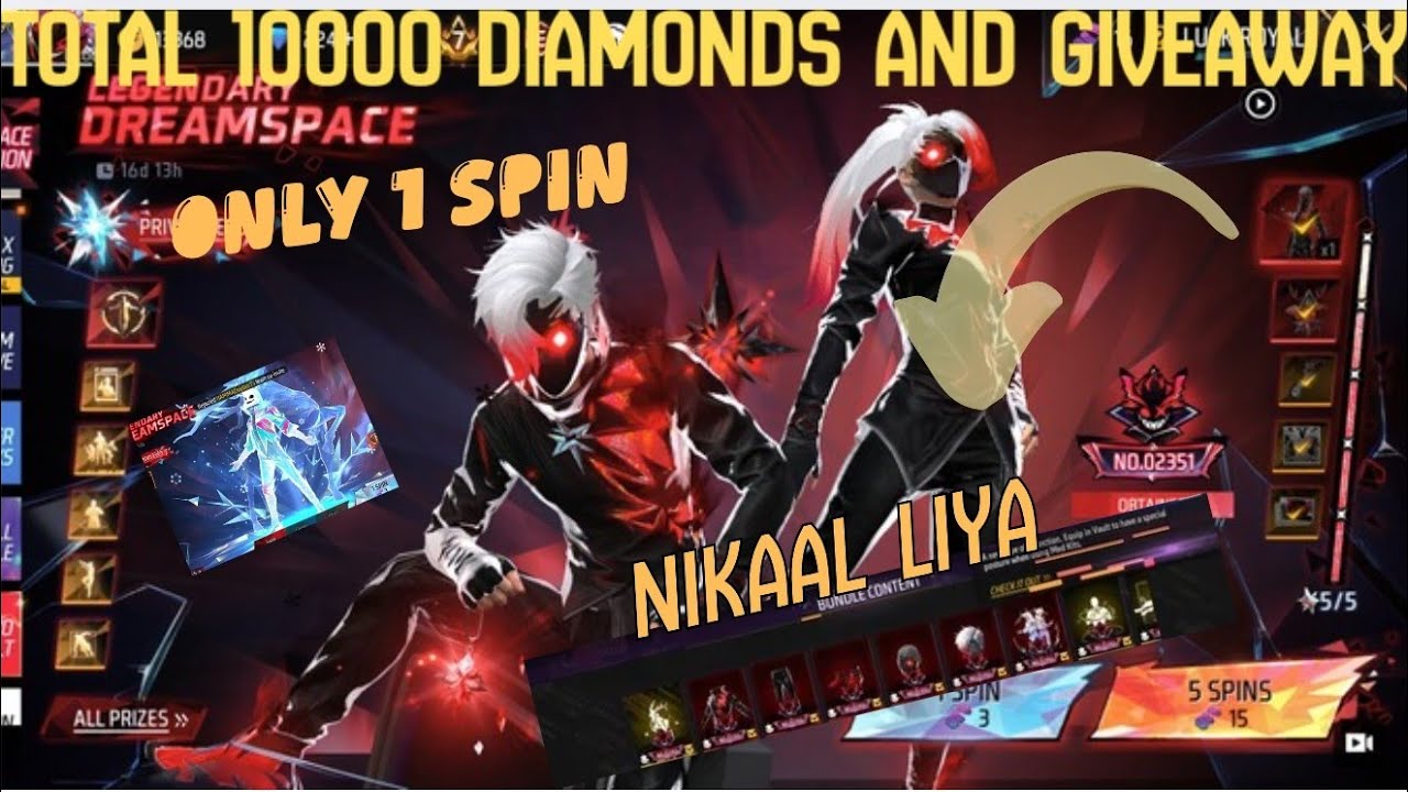 Dreamspace Legendary bundle nikaal liya 😍kitne diamonds 💎 me nikla crazy video