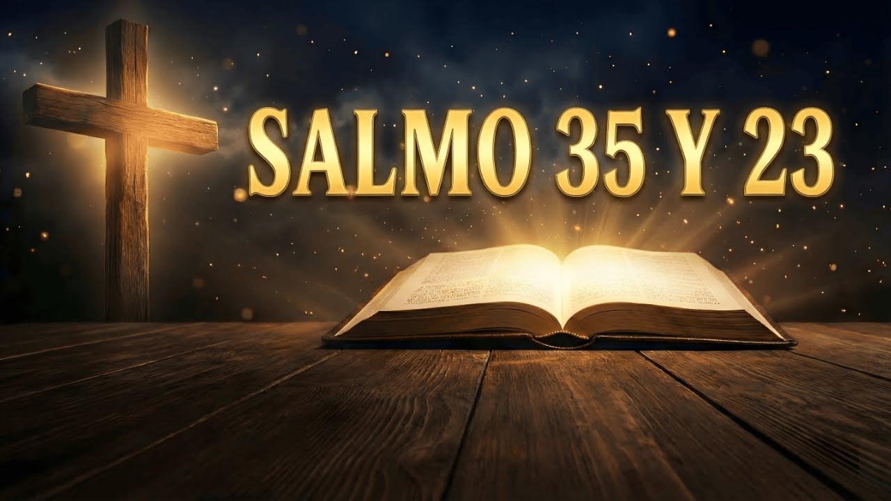 SALMO 35 + SALMO 23 🌅 | Defensa, Refugio y Paz en Dios