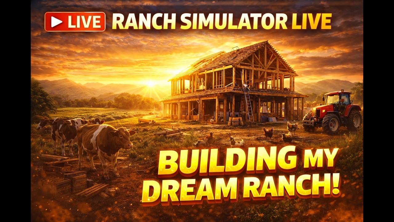 Ranch Simulator Live 🔴 | Zero Se Apna Dream Ranch Banayenge!