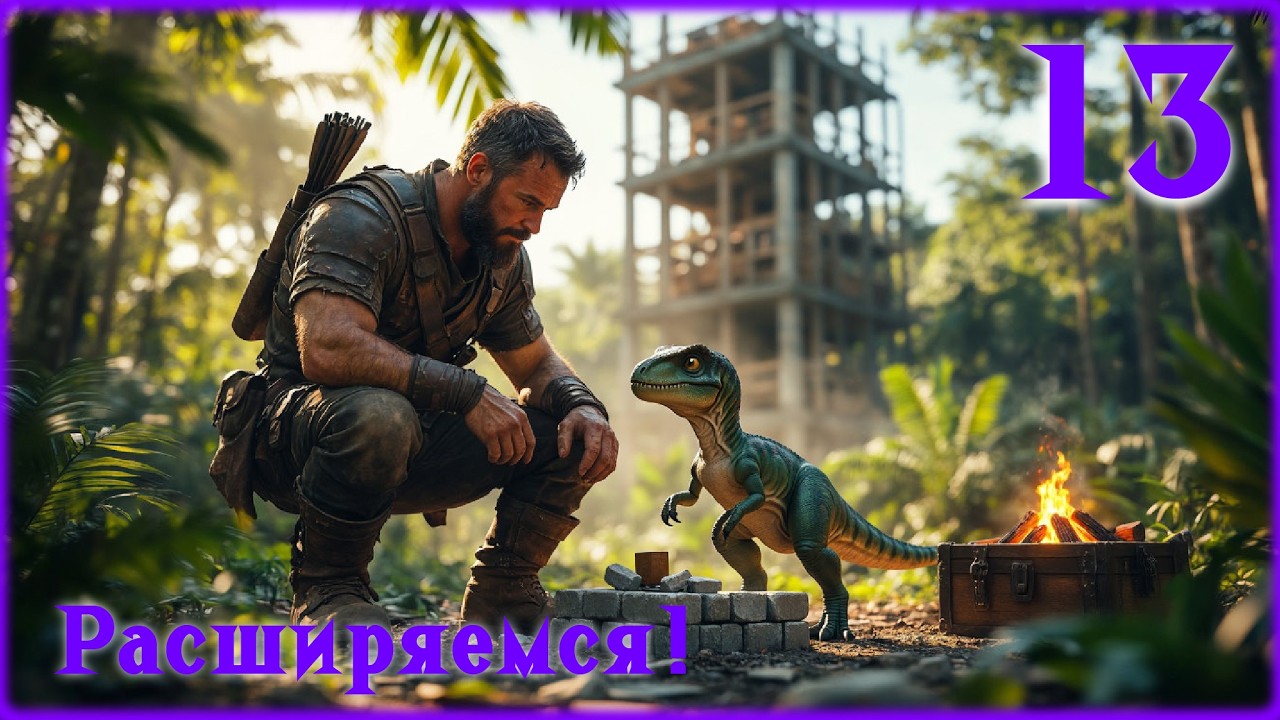 ARK : Survival Evolved - 13 Серия ( Достроил базу + технологический скачёк!)