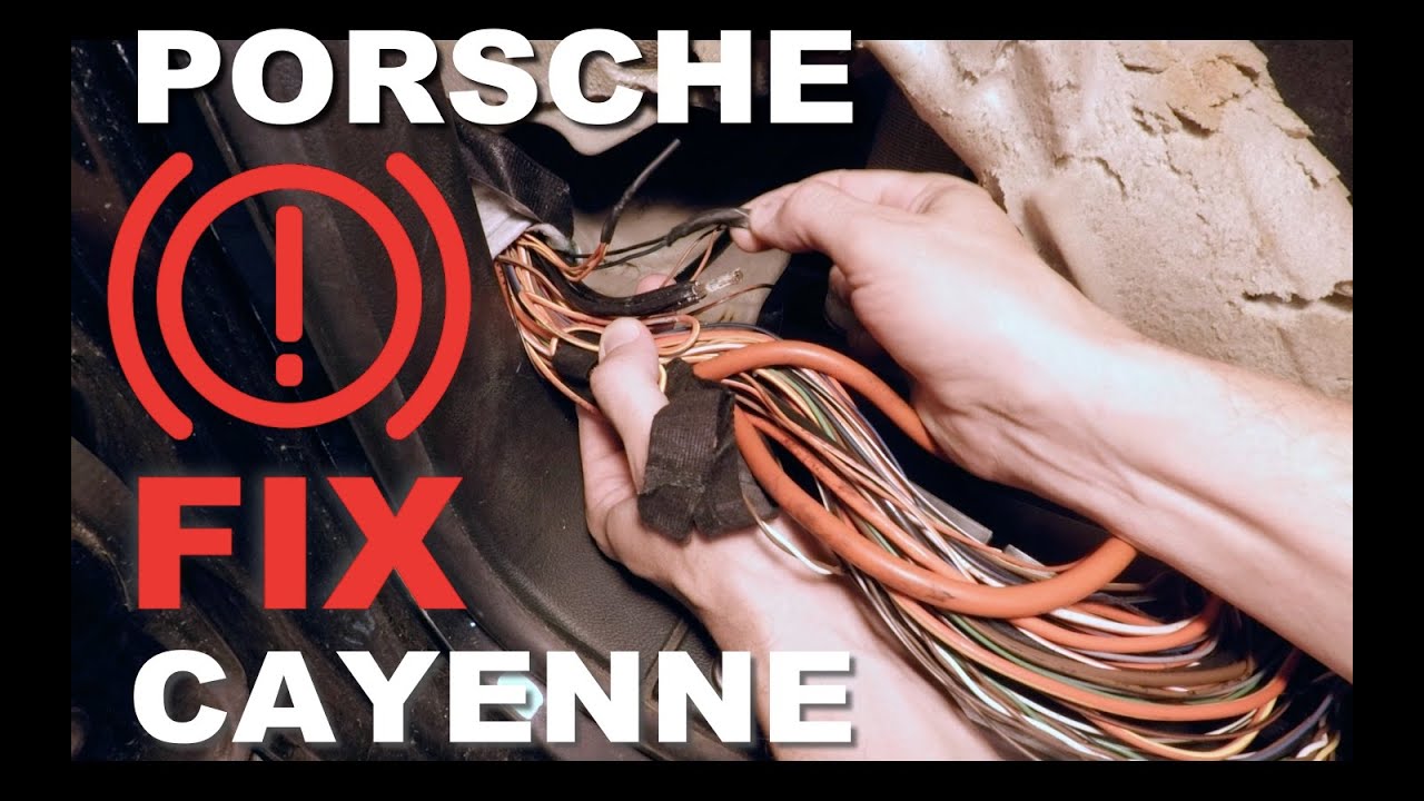 Ремонт жгута проводов Porsche Cayenne: коррозия, неисправность системы зажигания, попадание воды....