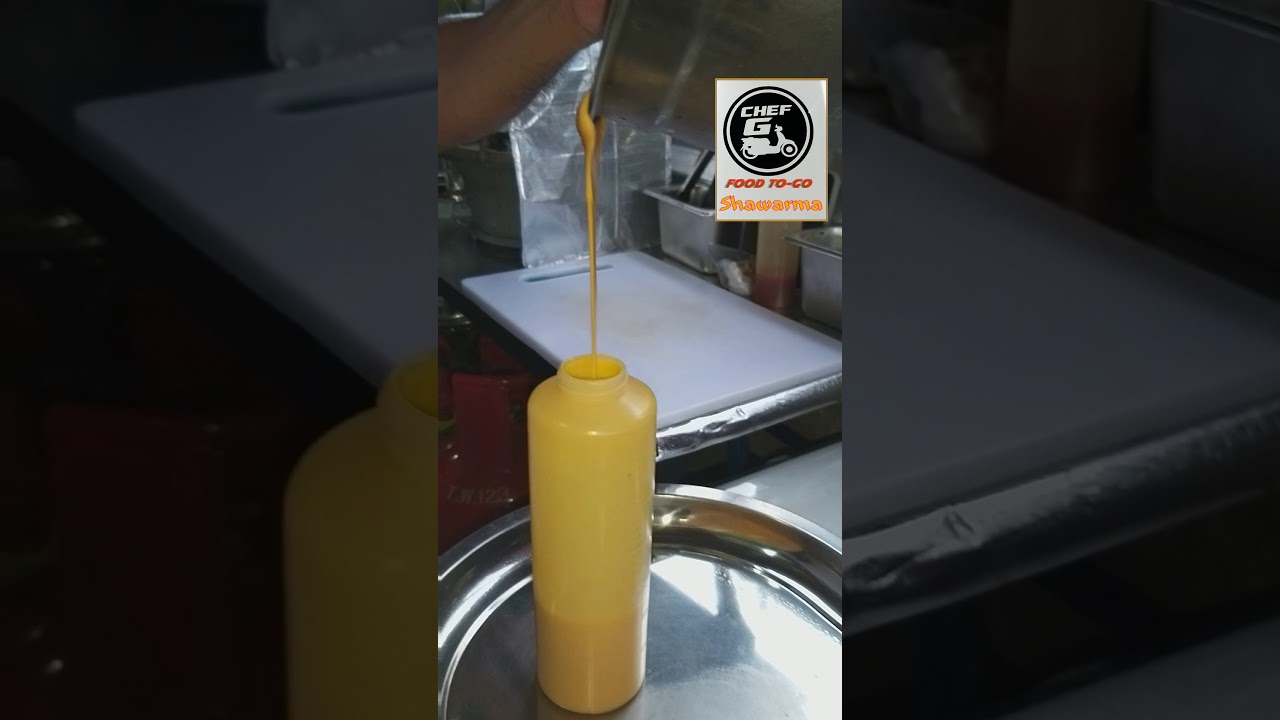 Chef G Shawarma Cheese Sauce from-the-scratch
