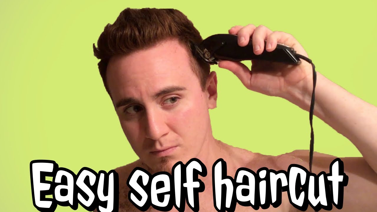 HOW TO CUT YOUR OWN HAIR MEN - HAIRCUT AT HOME - SELF HAIRCUT FOR MEN