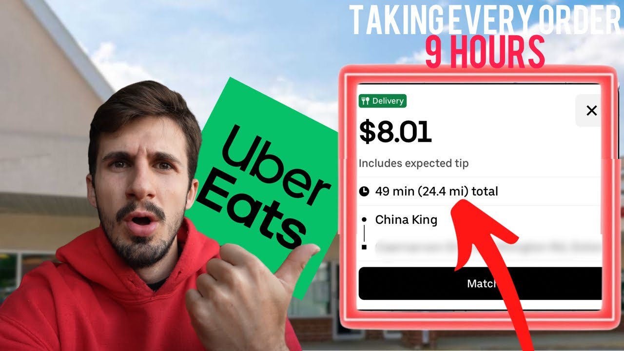 Taking Every Uber Eats Order For 9 Hours Straight…