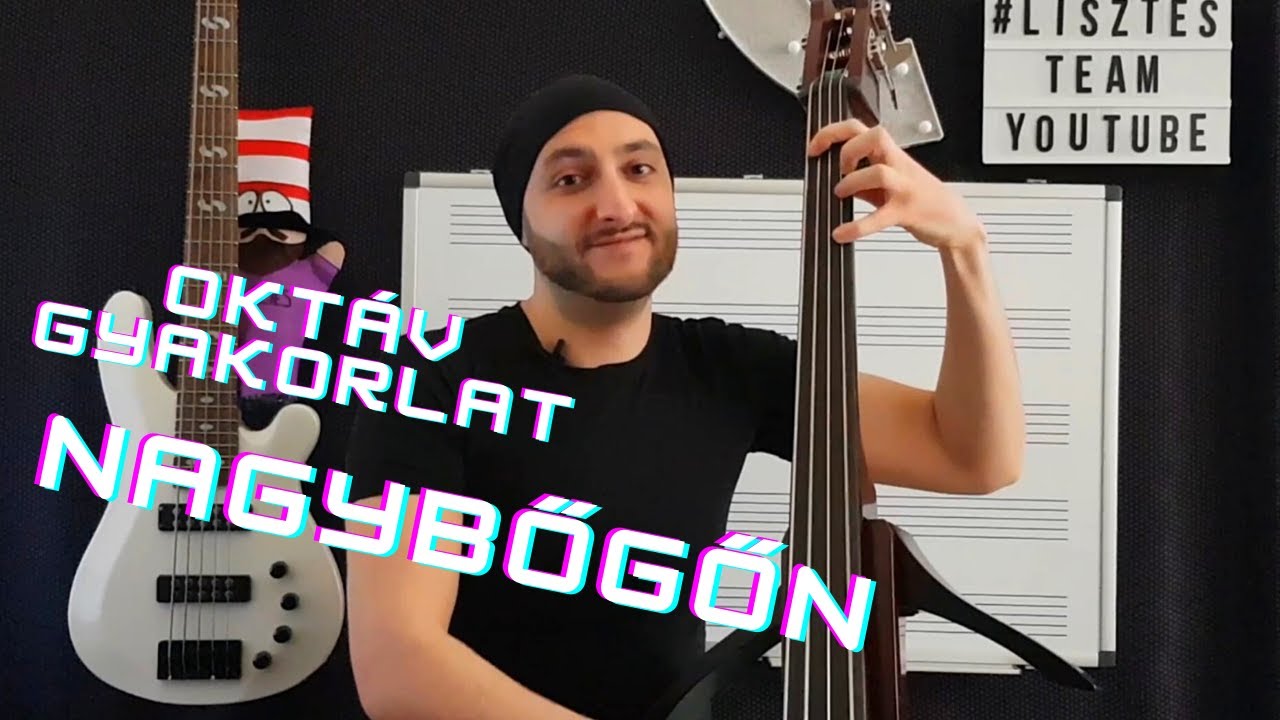 Nagyon menő oktáv gyakorlat Nagybőgőre. 😎😎 Lisztes László Online Nagybőgő Iskola