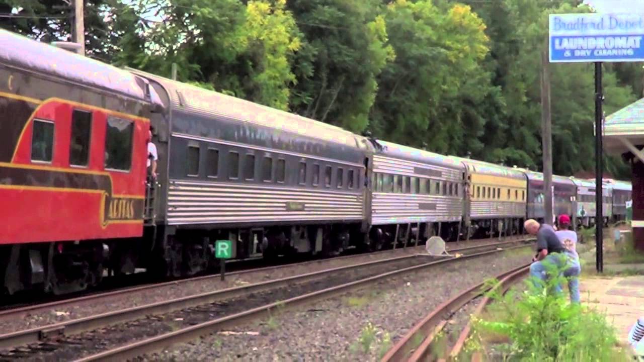 Amtrak Extra on Pan Am Railway Private Passenger Cars. AAPRCO