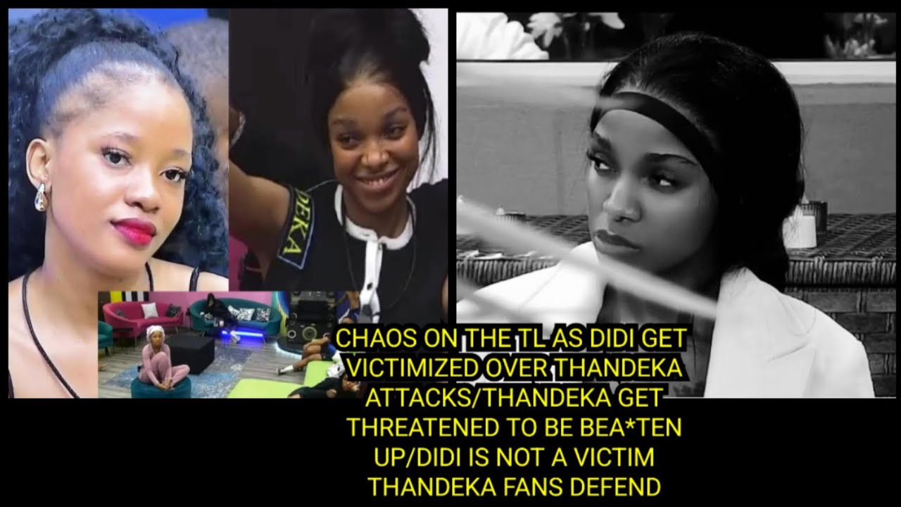 CHAOS ON THE TL AS DIDI GET VICTIMIZED OVER THANDEKA AT*TACKS/THANDEKA GET THREATENED TO BE BEA*TEN