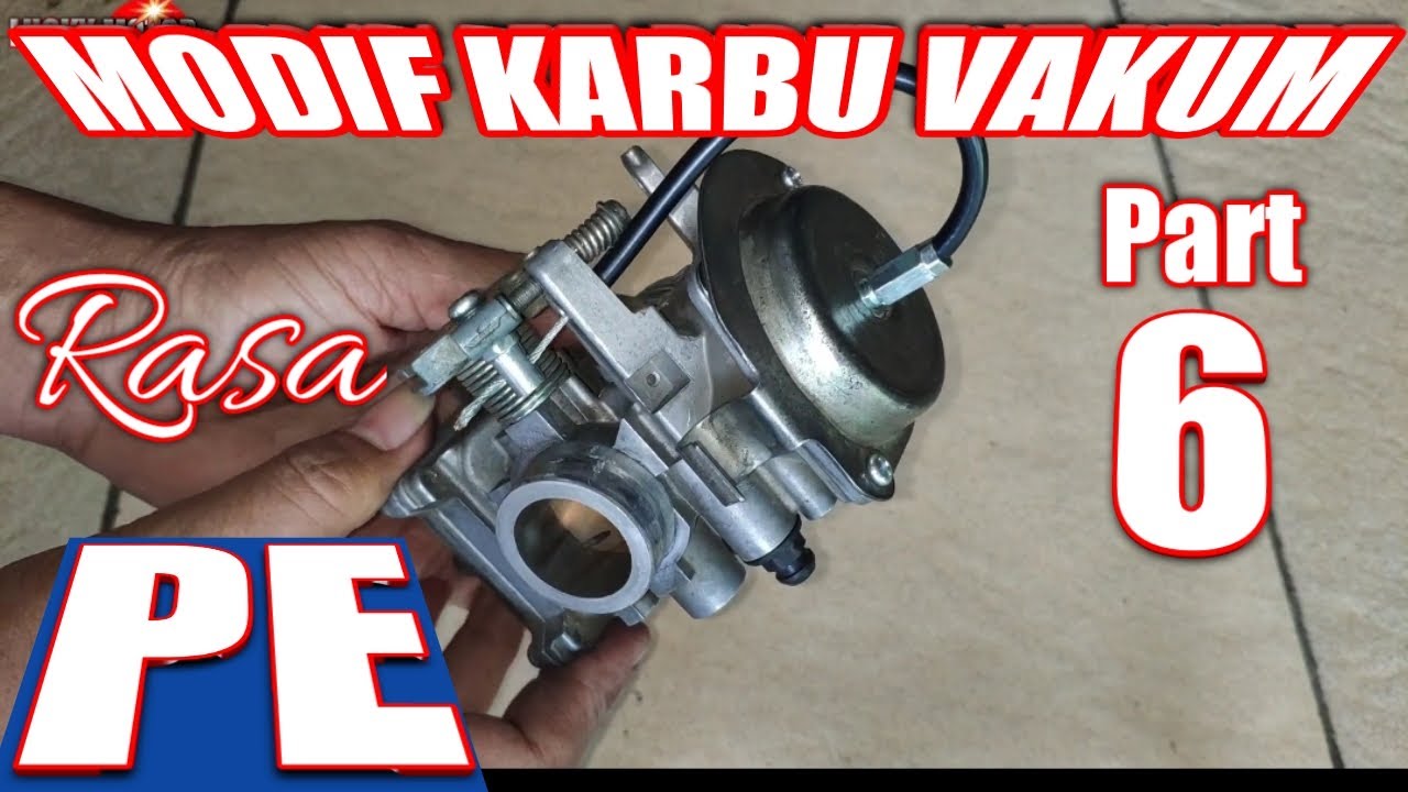 Modif karbu vacum jadi karbu skep ( PE )