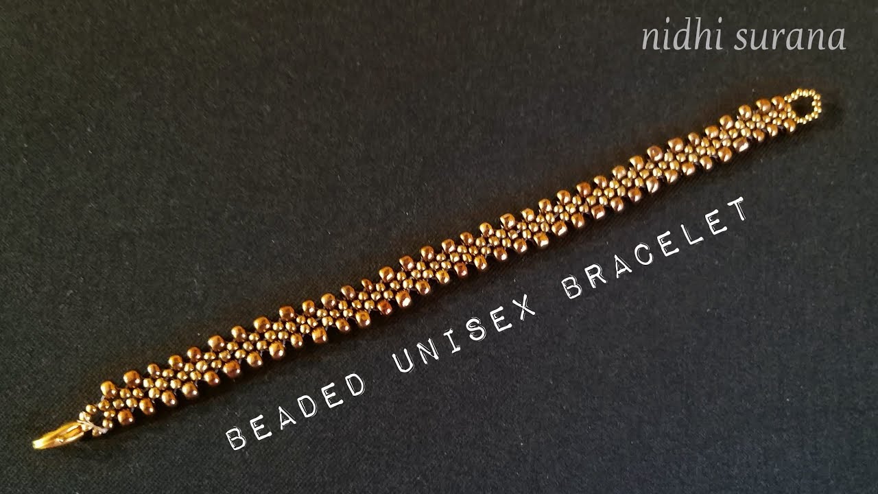 ⚜️Trendy Unisex Bracelet || How to make beaded bracelet || Pulsera Tutorial DIY (0360)