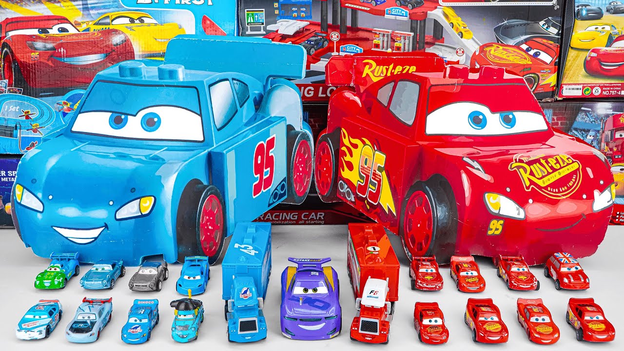 Disney Pixar Cars Unboxing Review | Lightning McQueen, Mack, Doc Hudson, Chick Hicks, Snot Rod