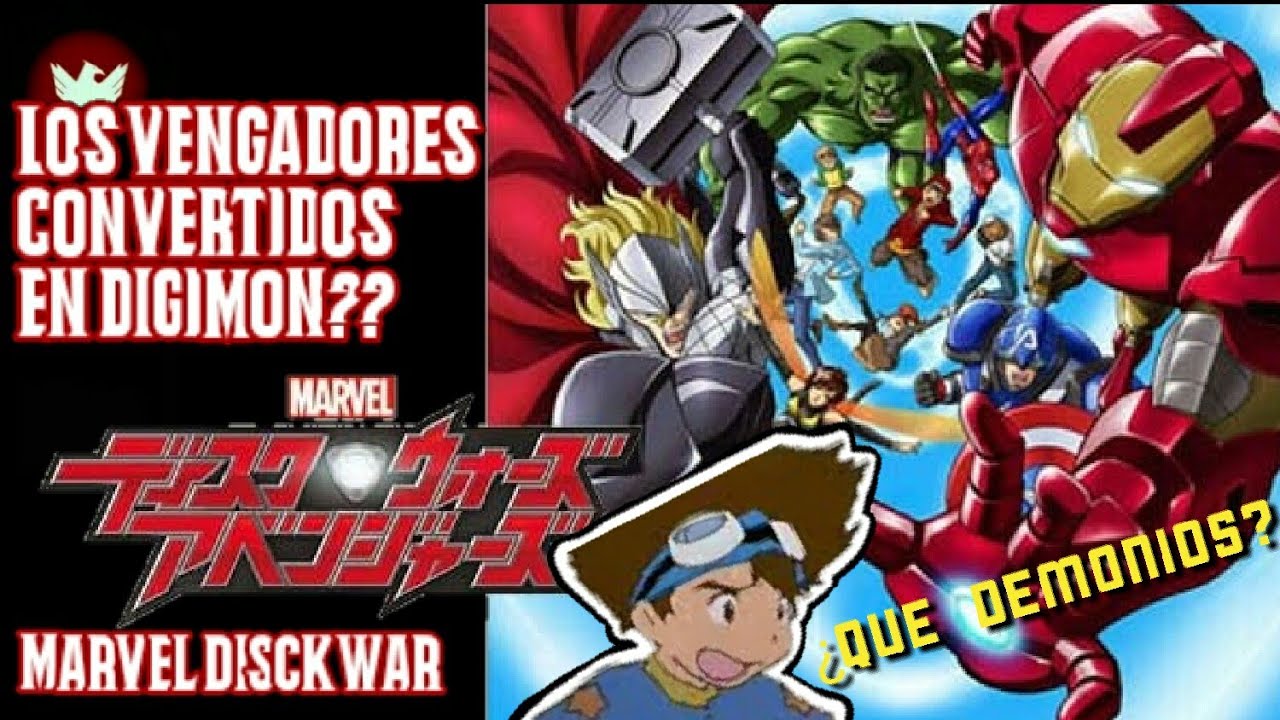 MARVEL DISC WAR, CUANDO LOS AVENGERS FUERON DIGIMON | CRÍTICA Y RESEÑA AL ANIME DE LOS VENGADORES