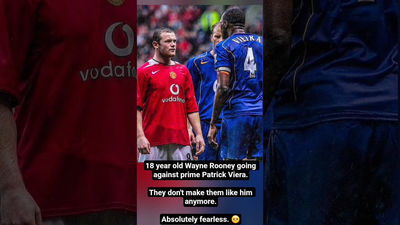 🥶😨18-Year-Old Rooney DESTROYS Prime Vieira - They Don't Make Stars Like This Anymore!🔥#football