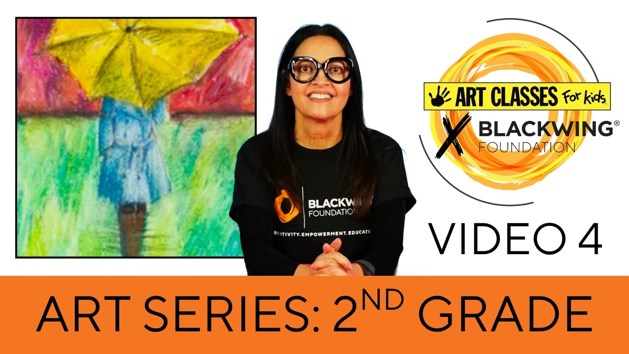 2nd Grade - How to Oil Pastel: Impressionism Drawing inspired by Andre Kohn