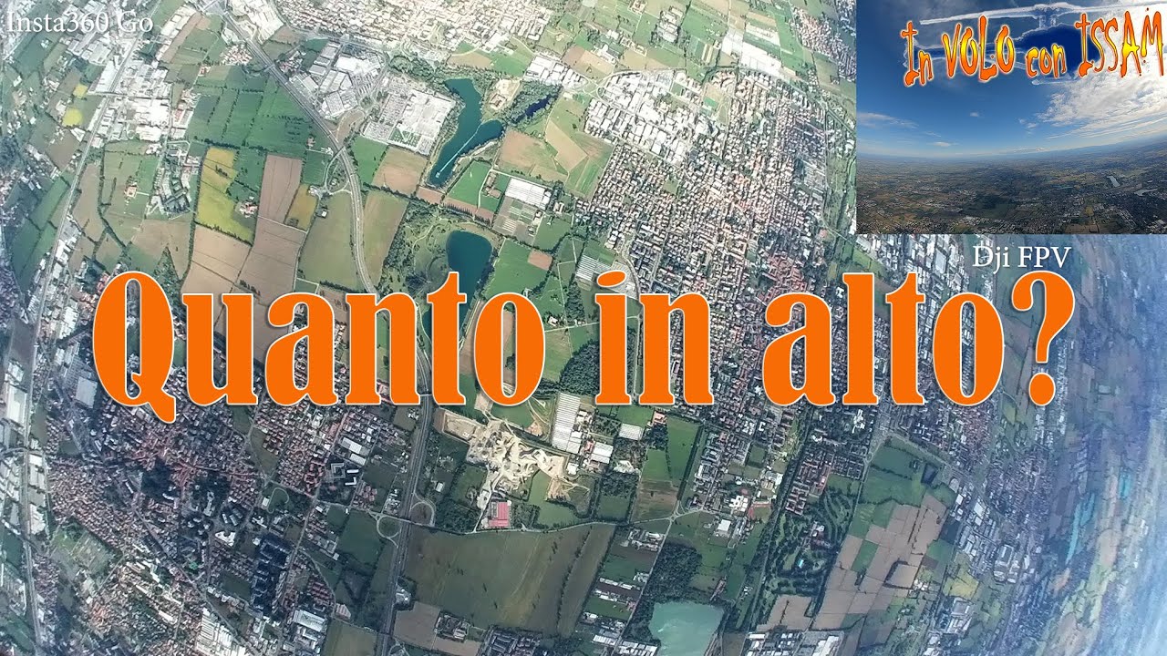 Quanto in ALTO può arrivare un DRONE?