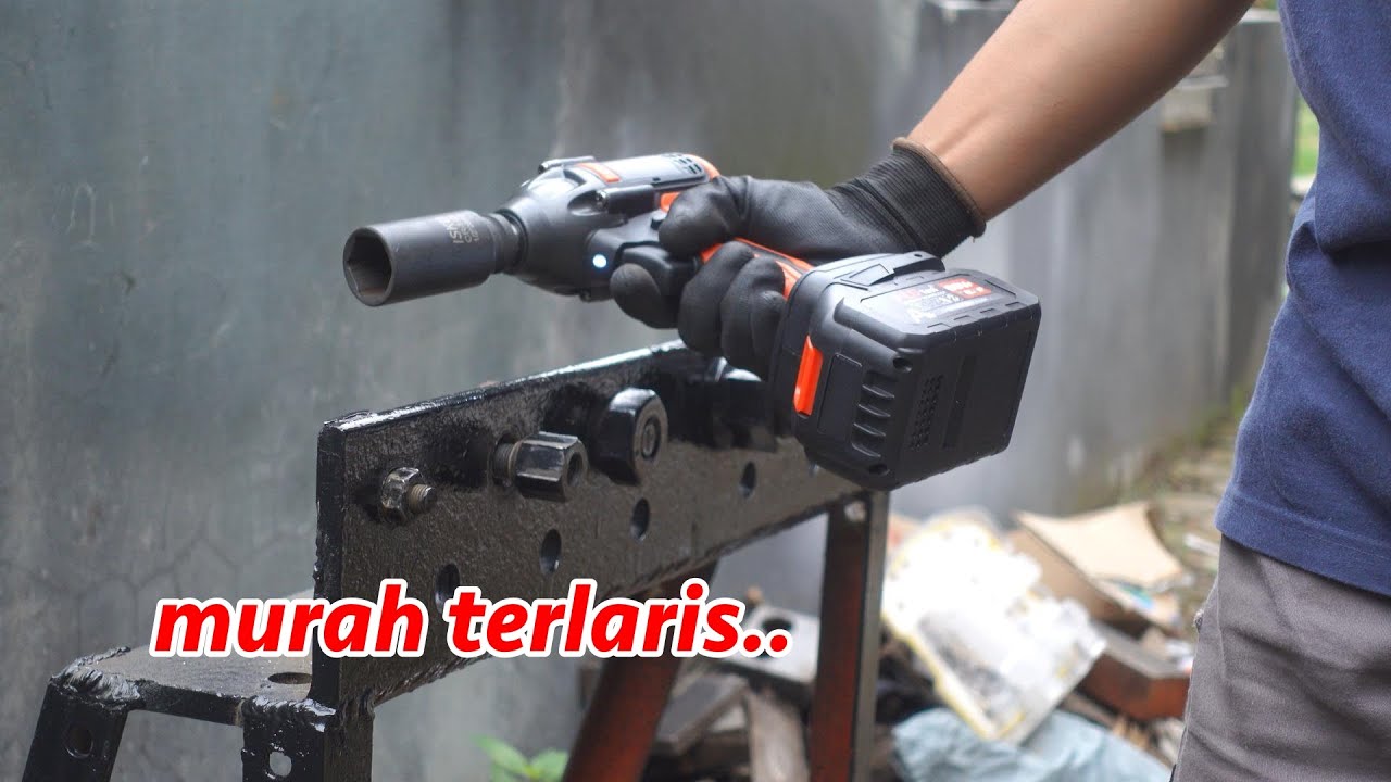 Di setiap bengkel selalu ada, apa memang bagus atau karena murah?? - nyobain impact wrench JLD JV88