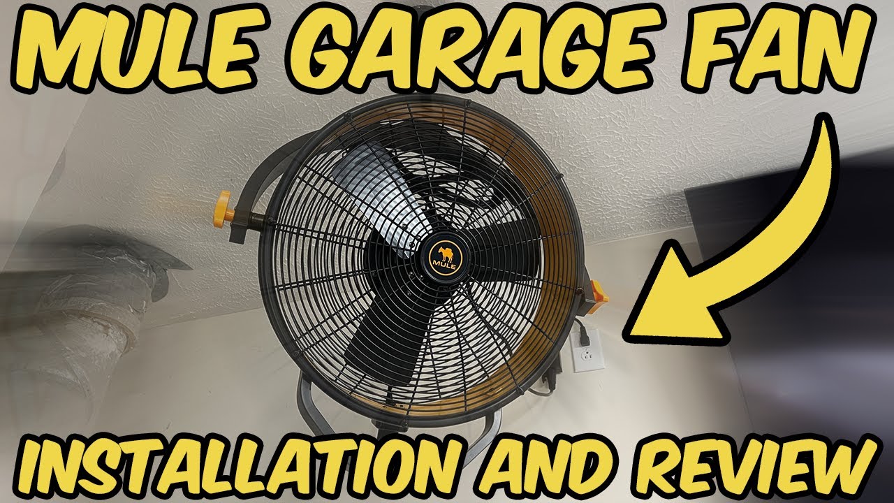 BEAT the HEAT!  Stay COOL with a MULE Garage Fan!