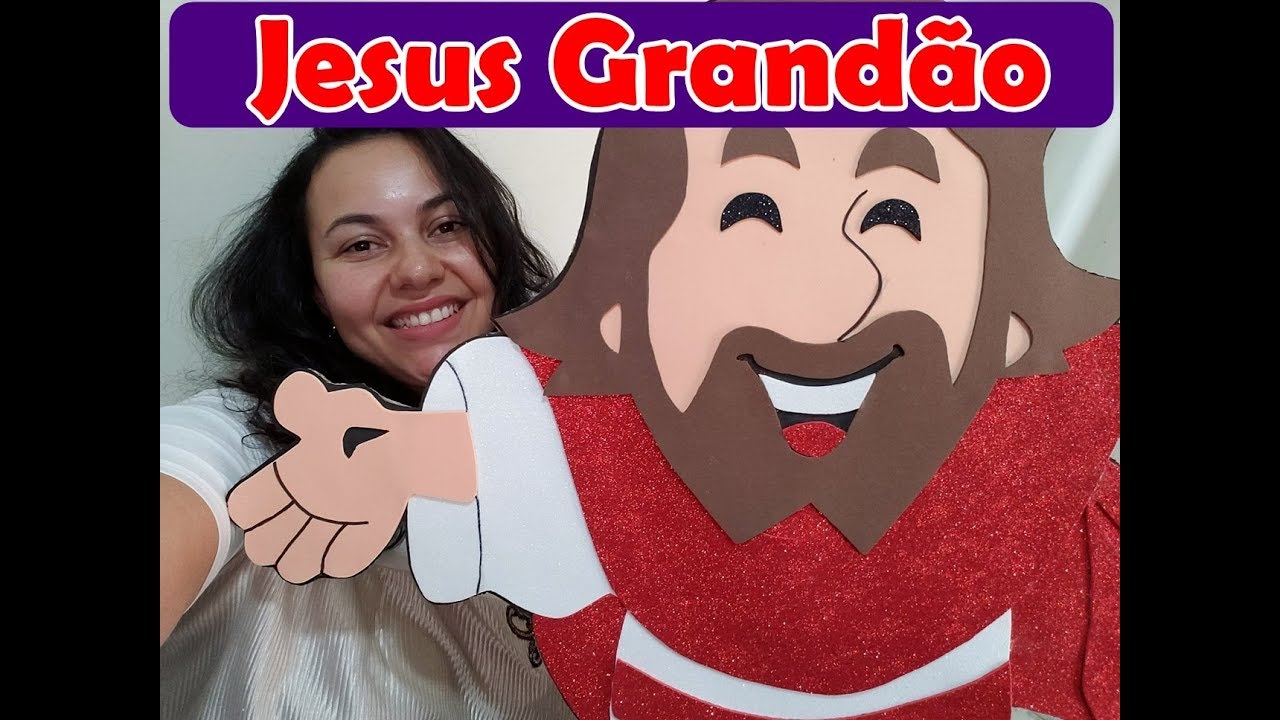 DIY - Jesus Grandão para Ministério Infantil!