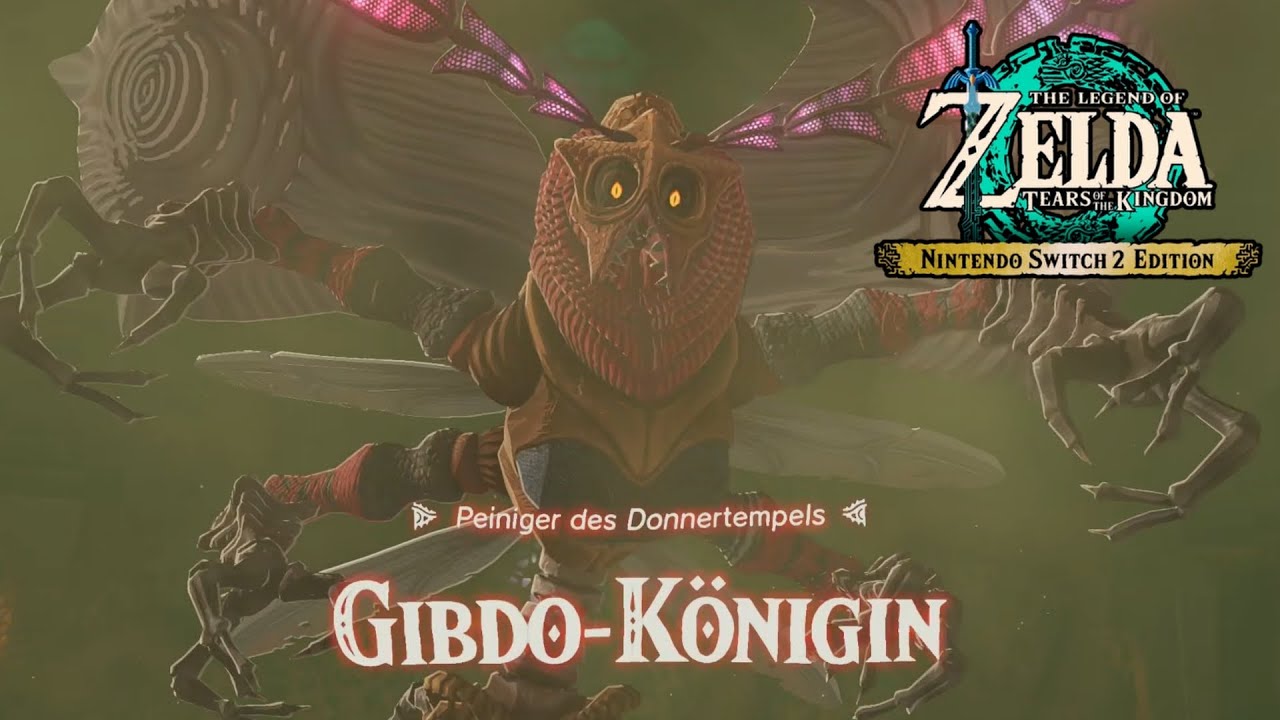 Zelda Tears of the Kingdom – Donnertempel: 4 Energiespeicher & Gibdo-Königin (ohne Kommentar)