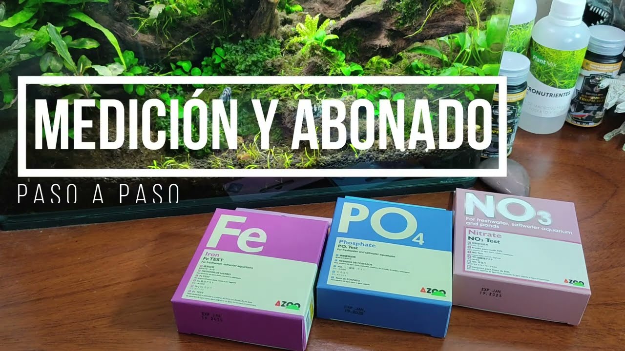Medición y abonado de Tu acuario plantado