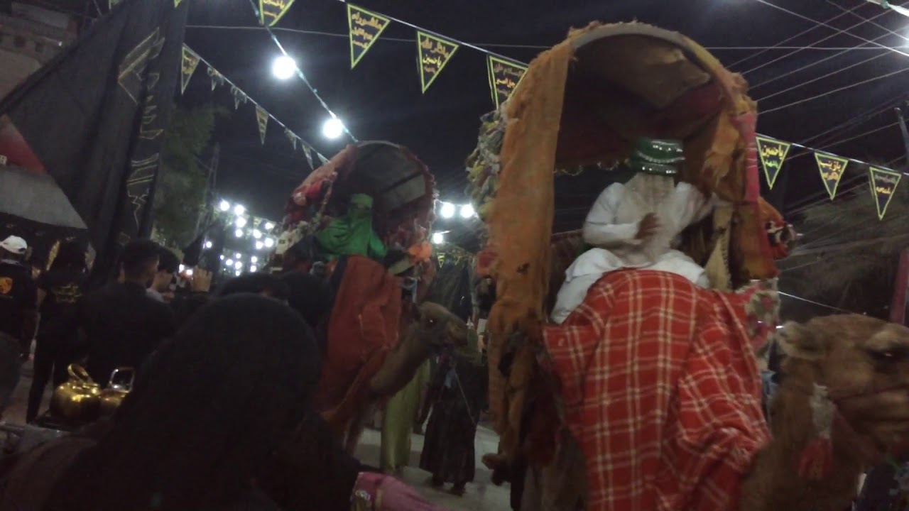 موكب زينب الهاشميه اهالي البصره يحي ذكرى عاشوراء