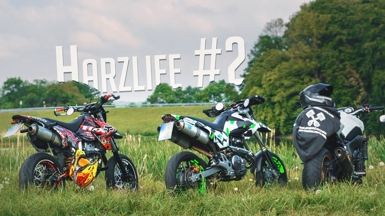 Harzlife #2 2k18 || KYFF// Kurvenballern // Wheelies // FMX650 // DRZ400