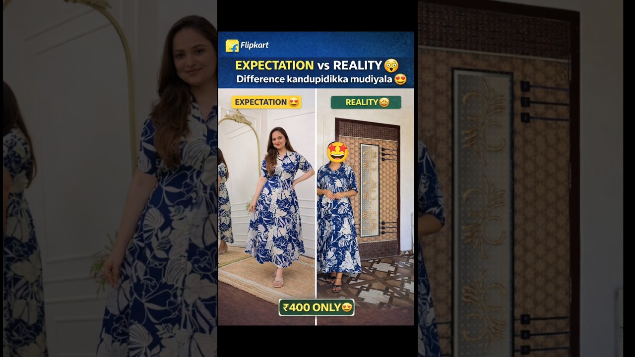 Expectation vs Reality 😱 | ₹1999 Dress Just ₹400 😍