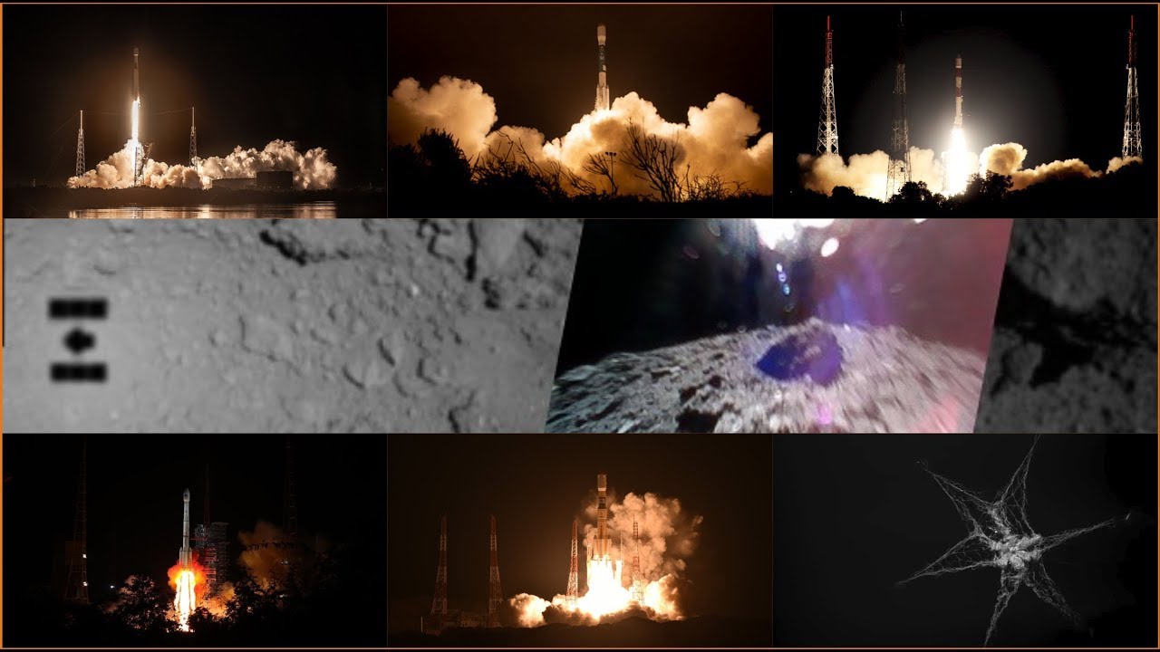 L'actu spatiale du 10 au 23 septembre : des lancements et un atterrissage sur un ast&eacute;ro&iuml;de !